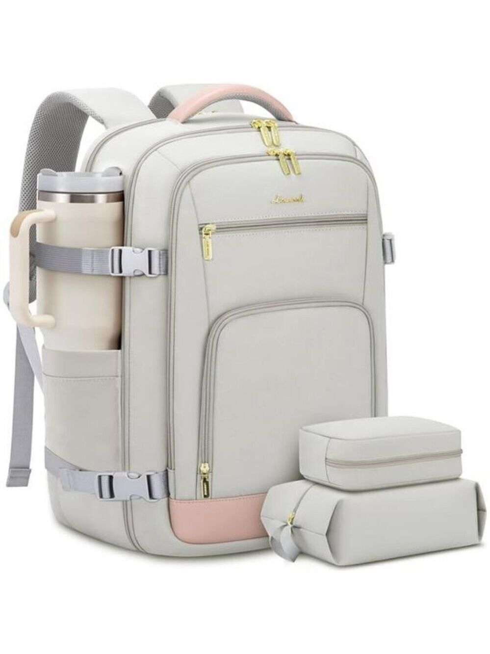 LOVEVOOK Travel Backpack Women 40L Carry On Laptop Bag TSA Approved Waterproof
